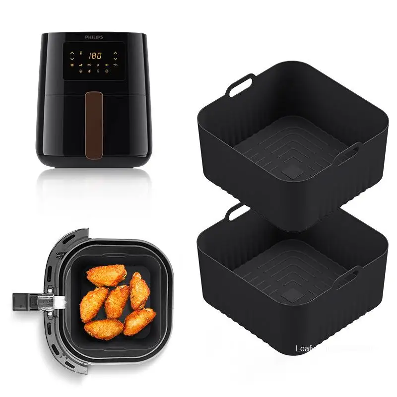 17cm Silicone Air Fryer Mould for Philips HD9252 HD9200 HD9255 Air Fryer Accessories 4-5L Airfryer Compatibility