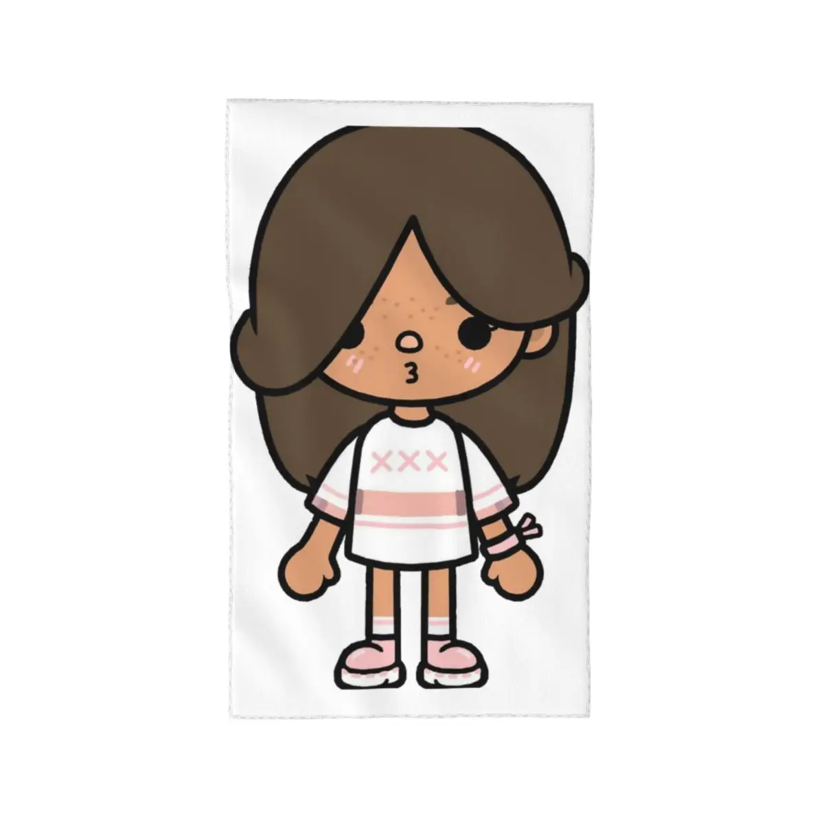 Custom Toca Life Box - Toca Boca Cute Soft Face Towel Quick Dry Pool Bath Cotton Towels Absorbent