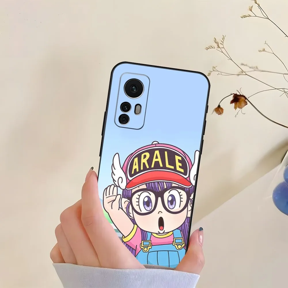 Capa traseira do Dr. Slump Arale Cartoon, Capa de telefone para Xiaomi 13, 12, 11T, 11, 9T, 8, 9SE, 11i Lite, Ultra Note10, Poco F3, M3, M4, GT Pro X4