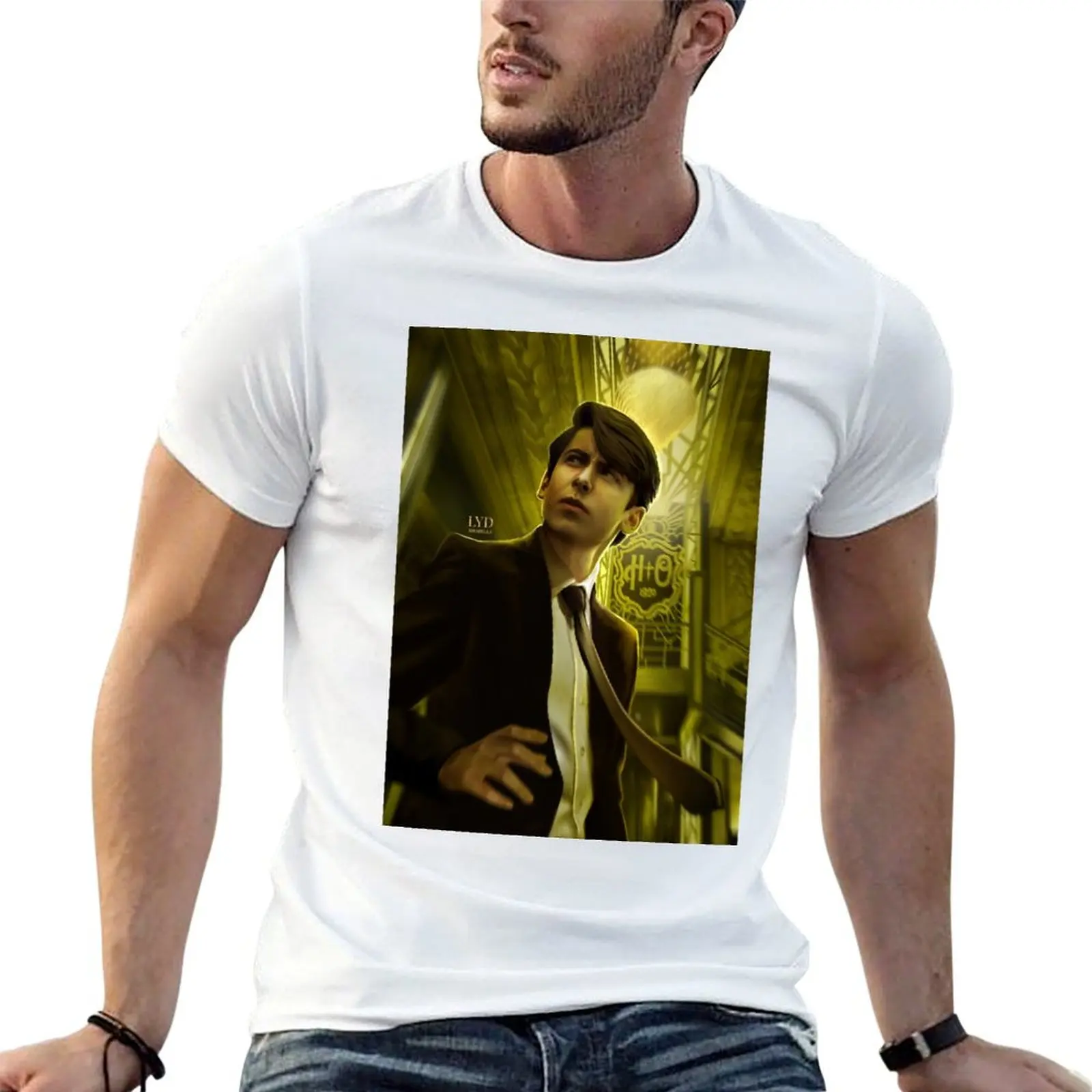 Five in Hotel Oblivion T-Shirt Work Daily Short Sleeve Top