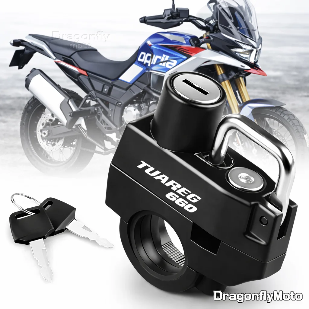 

Замок для мотоциклетного шлема для Aprilia Tuareg 660, противоугонный замок для шлема, противоугонное устройство, нержавеющий противоугонный замок