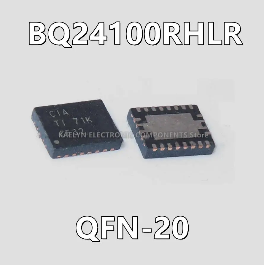 

10 шт./лот BQ24100RHLR BQ24100 зарядное устройство IC литий-ионный/полимерный 20-VQFN
