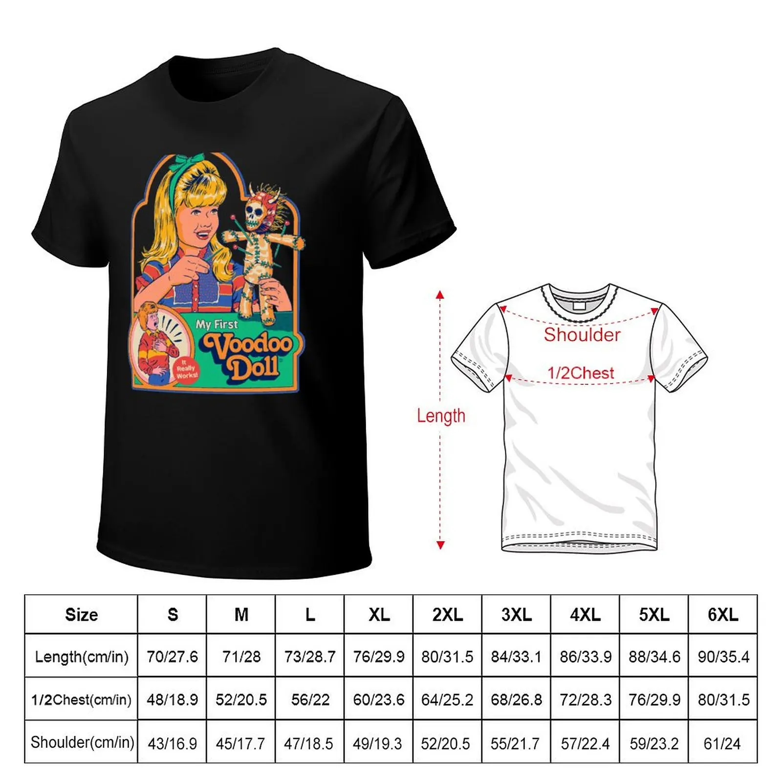 My First Voodoo Doll T-Shirt Fitness Quick Dry Short Sleeve Top
