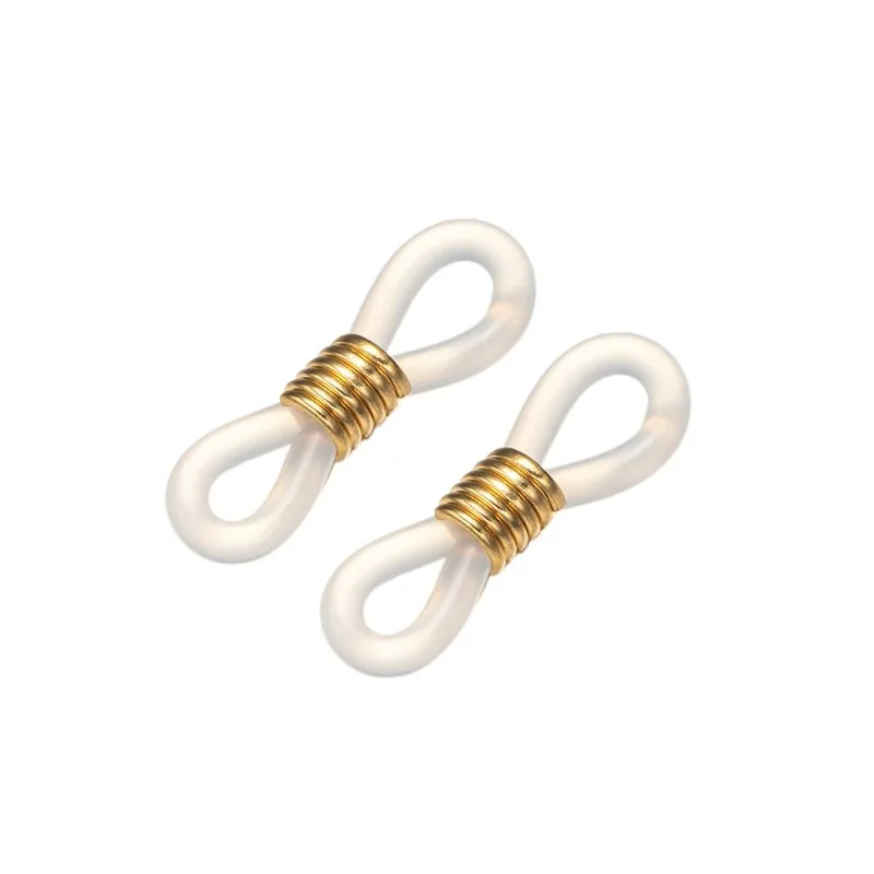 20 stücke Gläser Kette Anti-slip Schnalle Lanyard Verbindungsschnalle Frühling Silikon Ring Anti-verlust Hängenden Ring DIY Zubehör – Detail 6