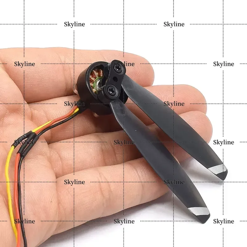 For 1503 Mini Model Aircraft Brushless Motor Drone Motor 3100KV 2S 7.4V A B Blade Accessories