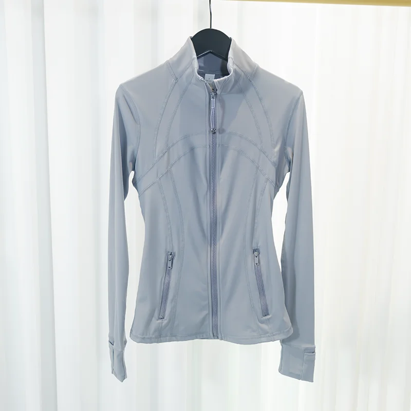 Frühjahrskollektion: Dünne Stehkragen-Jacke, Laufjacke, Fitness-Yoga-Oberteil – Detail 12