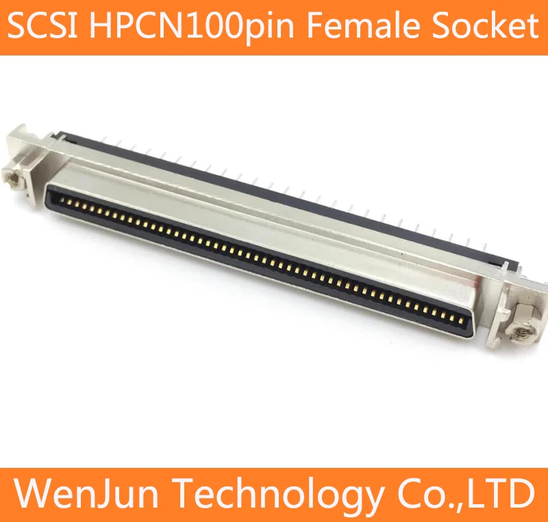 

SCSI HPCN100 Гнездовой Разъем SCSI HPCN 100PIN 90 градусов/180 градусов гнездовой разъем HPCN100 контактный адаптер