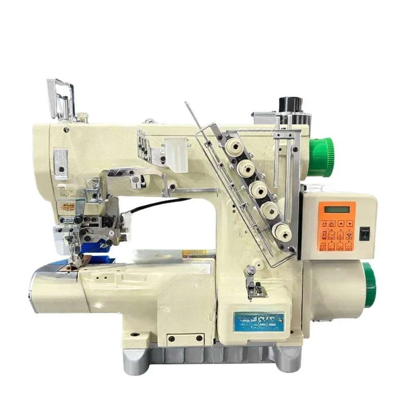Automatic interlock sewing machine with mop wheel seamless underwear underwear machine household electric industrial sewing m