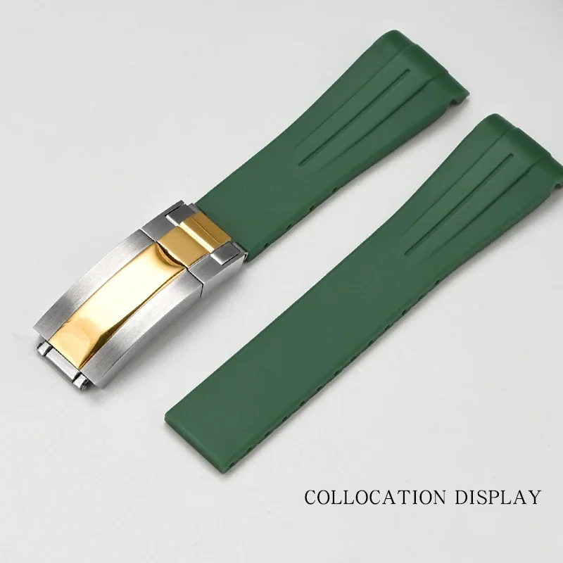 9mmx16mm Stainless Steel Clasp for Rolex Submariner GMT Master Daytona Water Ghost Watch Band Solid Metal Safety Folding Buckle
