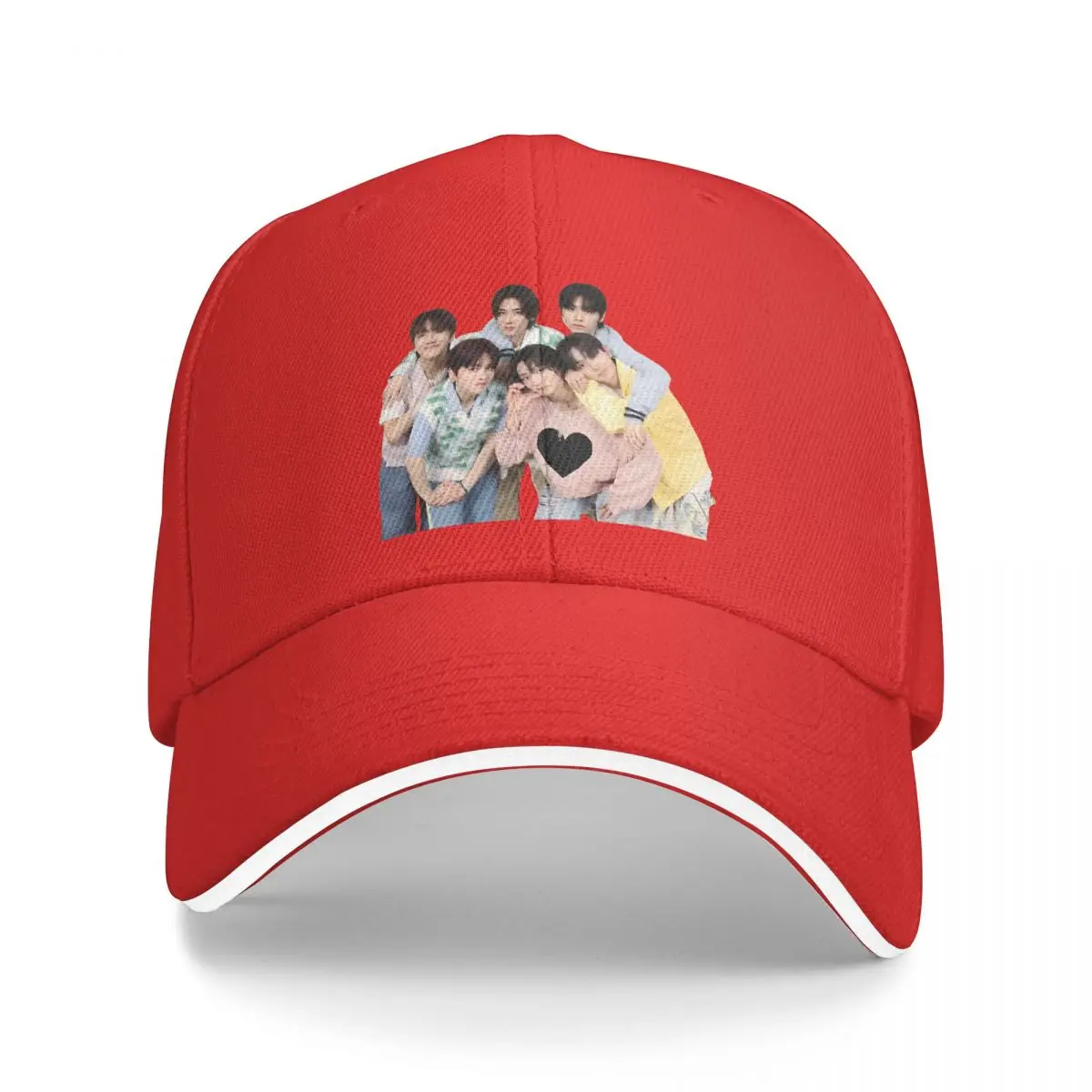 Pure Color Dad Hats Cute BOY DOOR Design Women's Hat Sun Visor Baseball Caps BOYNEXTDOOR Peaked Cap