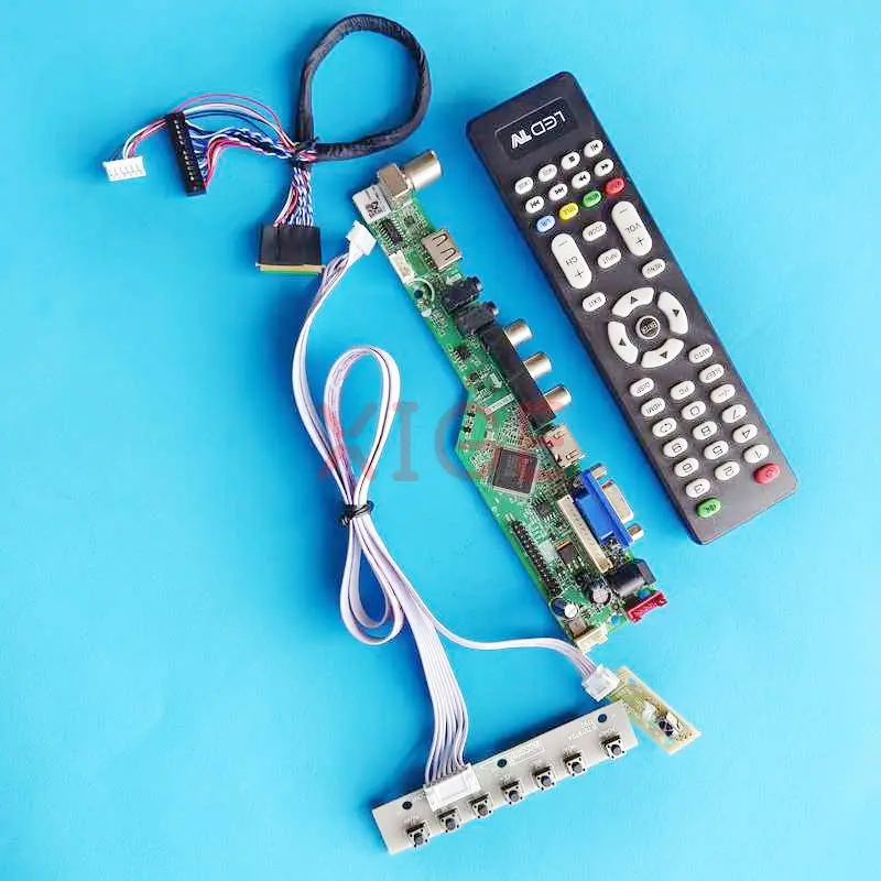 Driver Controller Board For B156HTN03.2 B156HTN03.3 Kit DIY 1920x1080 Analog TV 15.6