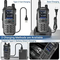 Baofeng UV-21 Pro  Walkie Talkie Wireless Copy Frequency 999CH Tri-Band Charger TYPE-C Long Range NOAA FOR UV-5R Ham Radio