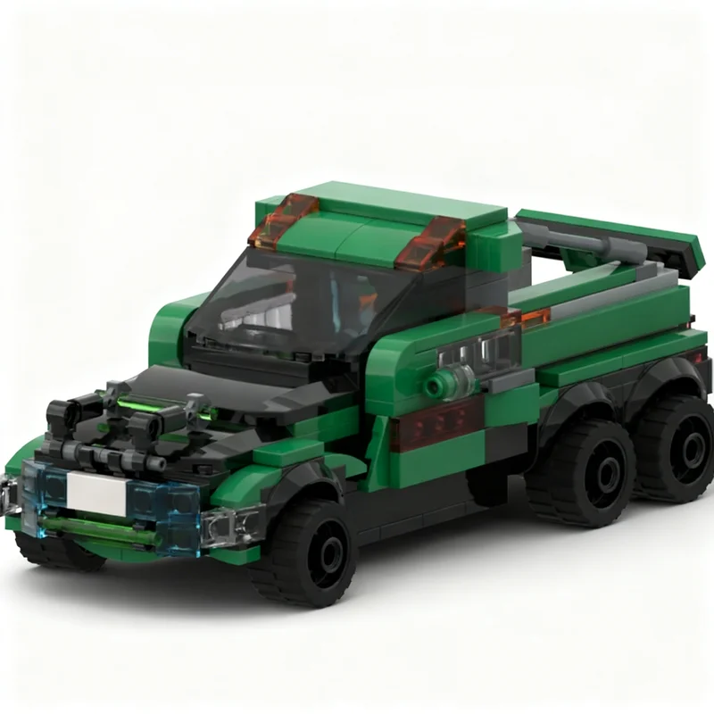 277pcs MOC 6x6 Big Green City Road Model Building Blocks Construction Toy Christmas Gifts DIY Creative Idea Education Birthday
