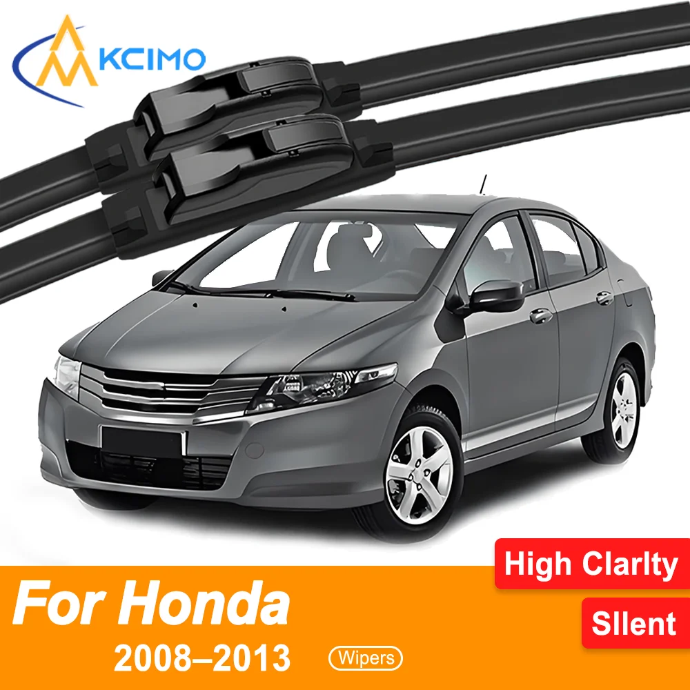 

2-Pack Durable Wiper Blades Compatible for Honda City 5 GM2/3 2008–2013 All-Season Smudge-Free Wiping Boost Driver Safety