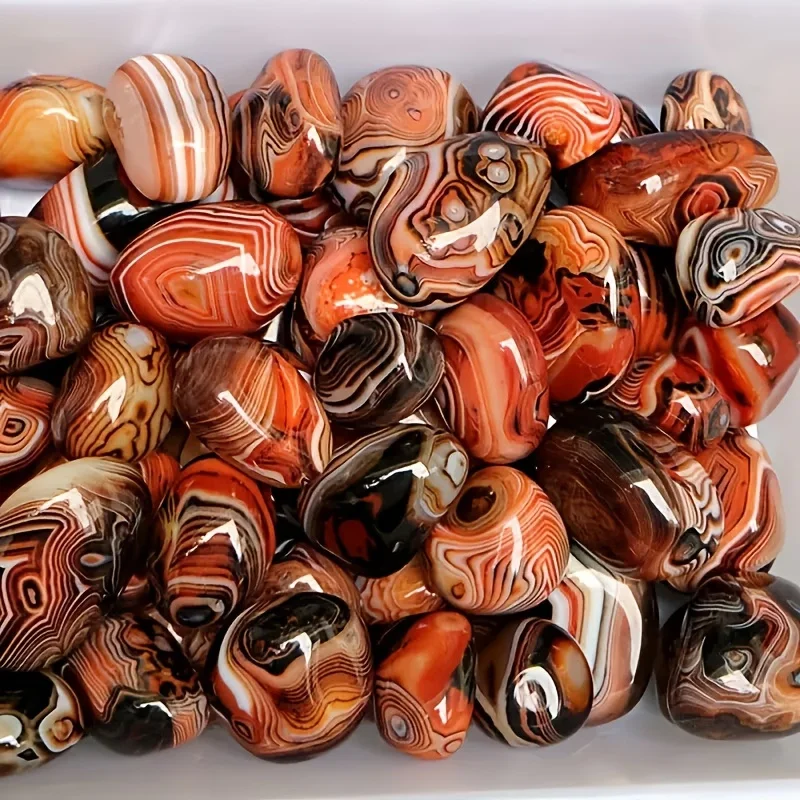 Natural Sardonyx Polished Palm Stone - Healing Crystal Agate Randomly Picked for Chakra Healing Hand Stones