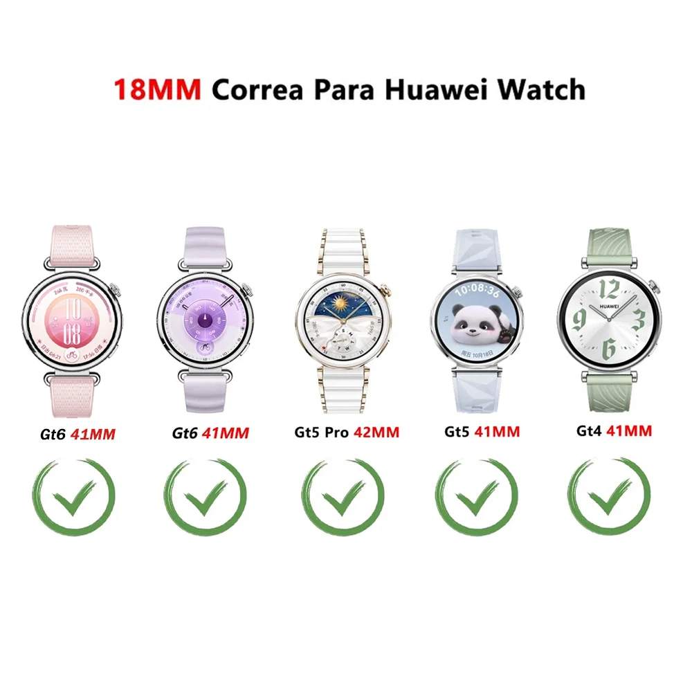 Fluorkautschuk-Armband für HUAWEI Watch GT 7 41mm Zubehör Original Silikon-Armband Correa Sportarmband HUAWEI Watch GT 5 6 Band – Detail 24