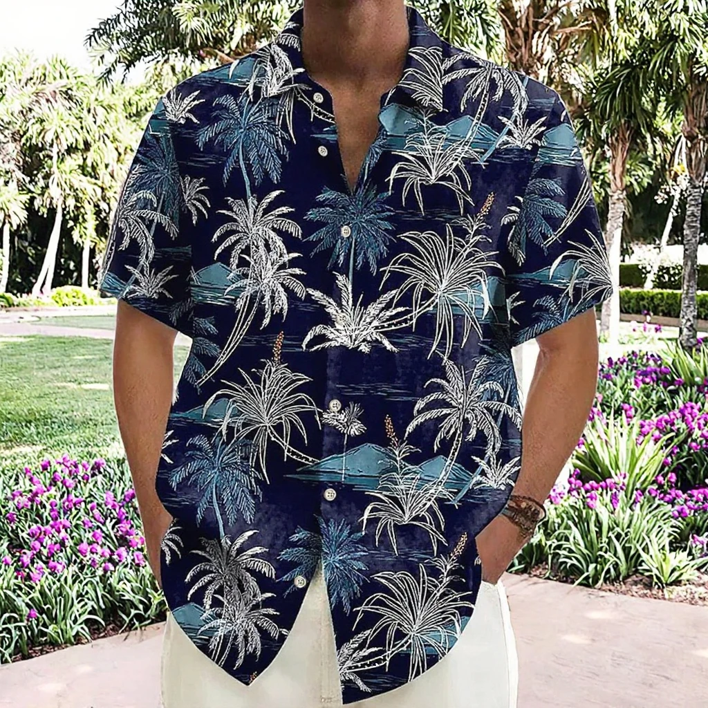 カスタムプリント メンズ サマー ストリートスタイル ハワイ - Mens Formal Look のレビューと価格