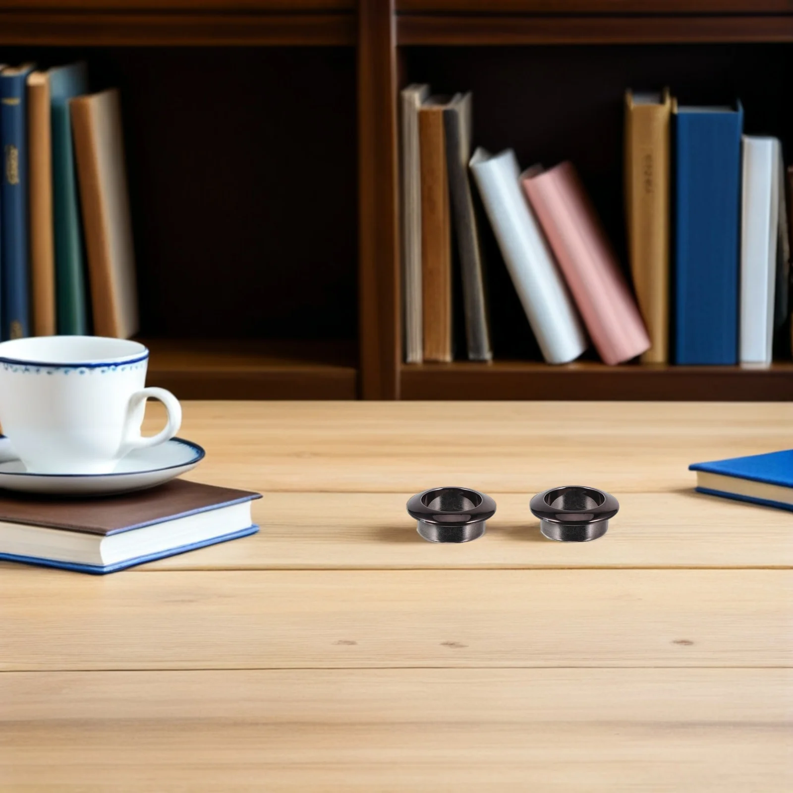 

20Pcs Black Round Desk Hole Cover Computer Desk Cable Grommet Office Wire Hole Caps Cord Organizer Table Cable Access Covers