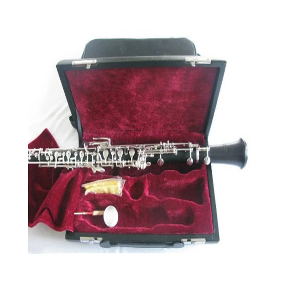 

Professsional musicians Concert oboe,Bb keys,Ebony body,Nickel plated Free Shipping