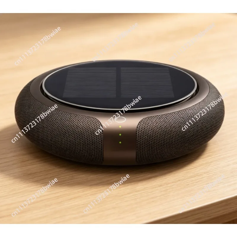 Solar-powered car air purifier - negative ion odor eliminator, in-car formaldehyde & smoke purifier, compact air cleaning device