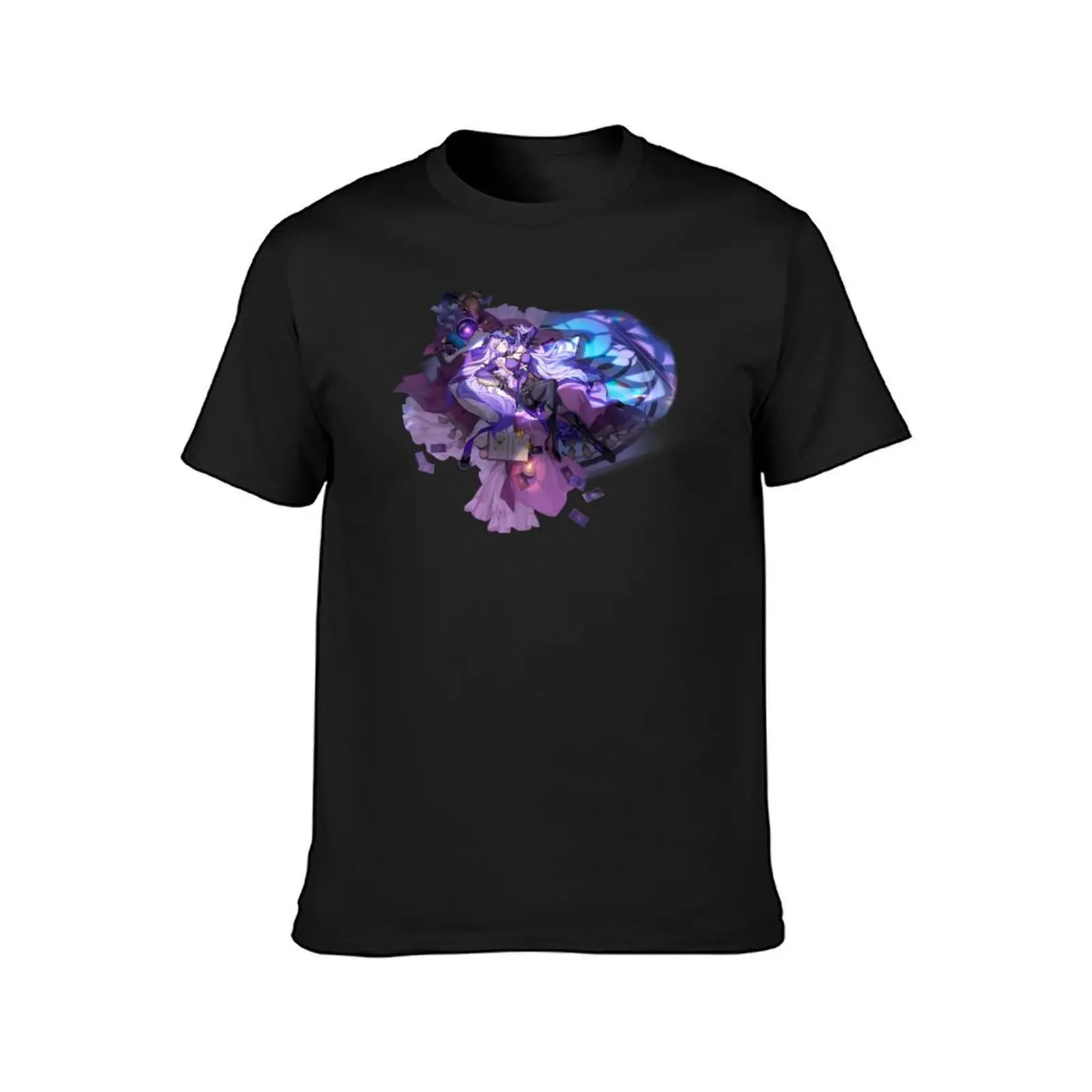 Honkai: Star Rail - Black Swan Official Character Wish - Gacha Splash Art T-Shirt vintage Blouse mens graphic t-shirts funny