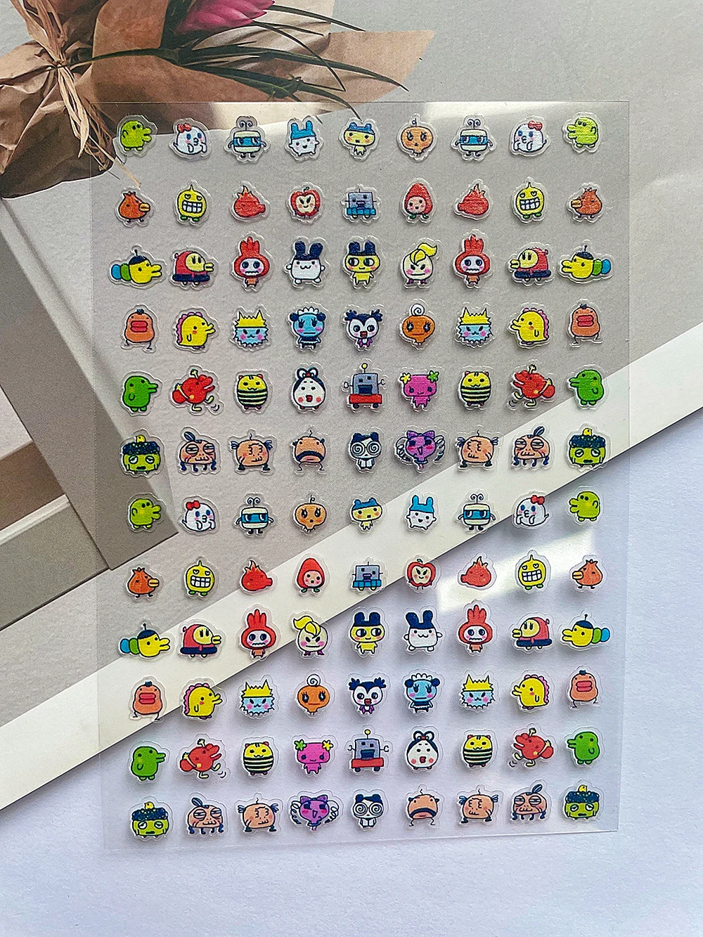 حقيبة سوبر ميني الكرتون لعبة أنماط ملصق Kawaii سانريو كورومي ملصق ذاتي اللصق مقاوم للماء علامات الأمتعة مسمار ملصق