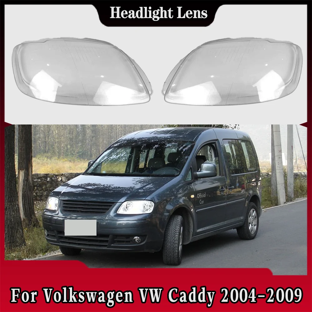 

For Volkswagen VW Caddy 2004 2005 2006 2007 2008 2009 Lampshade Headlight Shell Headlamp Lamp Cover Transparent Shade Lens