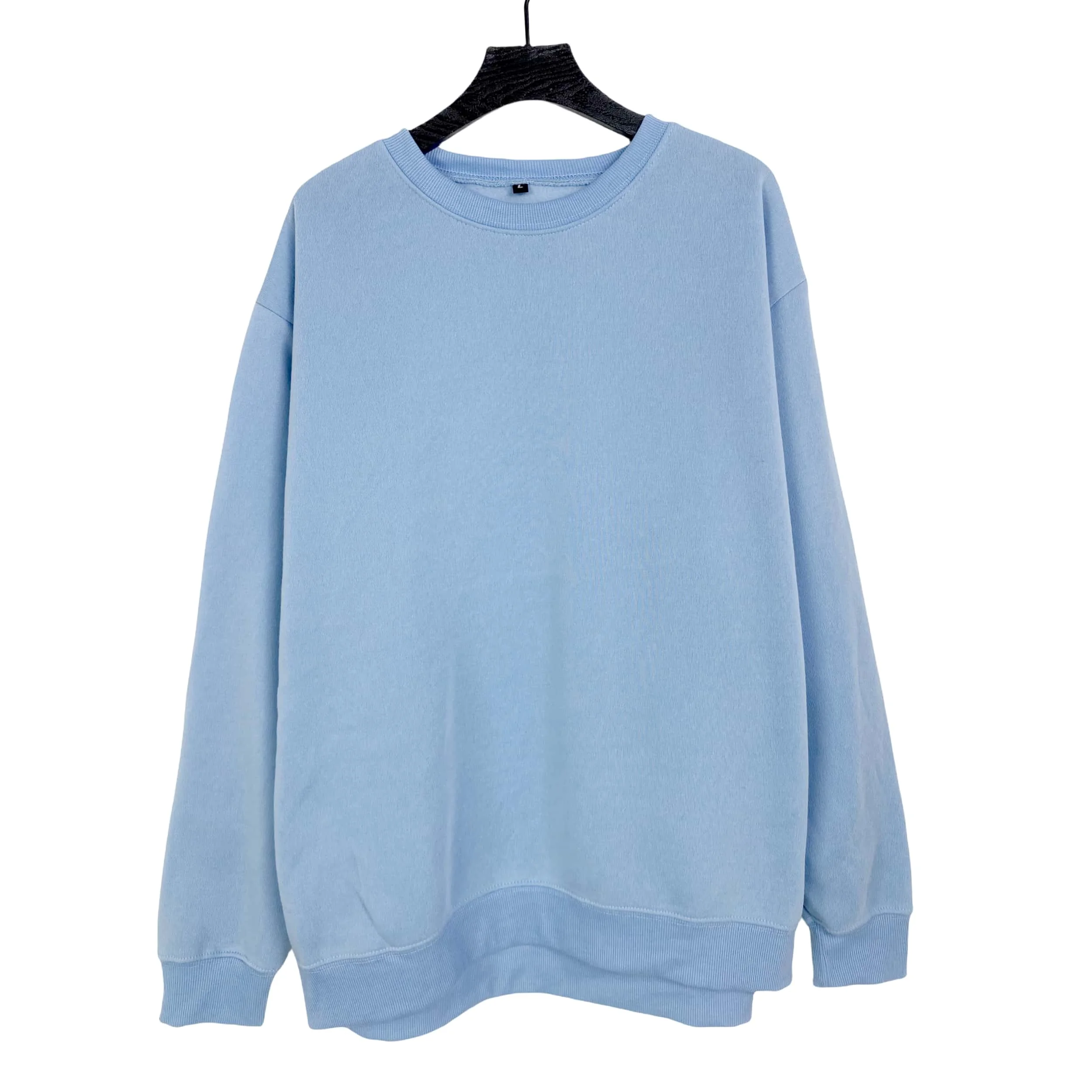 Novo c807 feminino fce forrado redondo ne sweater versão líquida solto ajuste idade defng topo em várias cores para a temporada de inverno