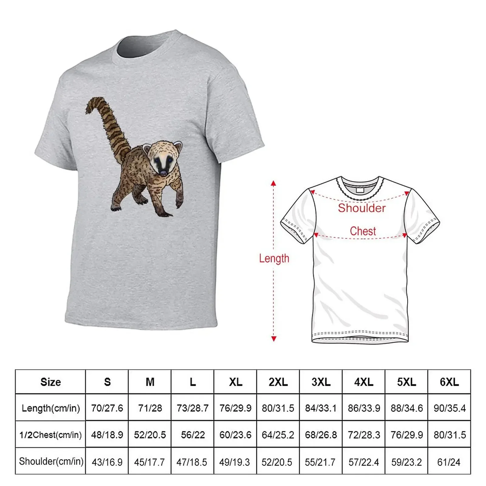 Coati T-Shirt quick-drying sublime customizeds workout shirts for men