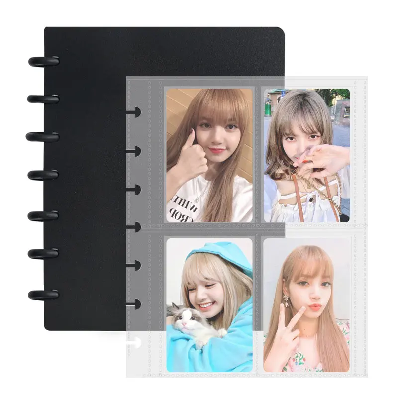 Yiwi Kawaii Mushroom Hole Binder 3/5/7 inch Kpop Photocards Collect Book Star Chaser Album Small Card Storage Album