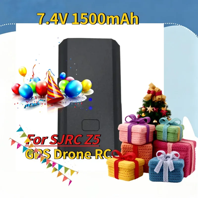 

New 7.4V 1500mAh Lipo Battery For SJRC Z5 GPS Drone RC Quadcopter Spare Parts
