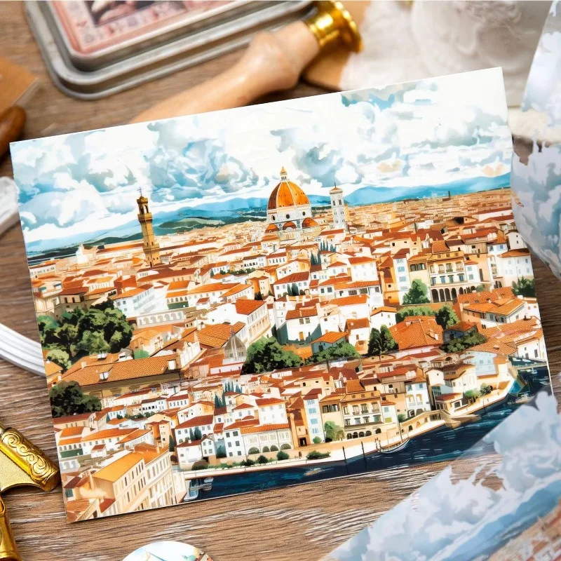 1 Rolle PET-Klebeband, Kreis, Europa, Reisezubehör, Handbuch, Dekorationsmaterial, Schlaufenkleber, tägliche Aufkleber, Sammelalbum, 72 mm x 2 m