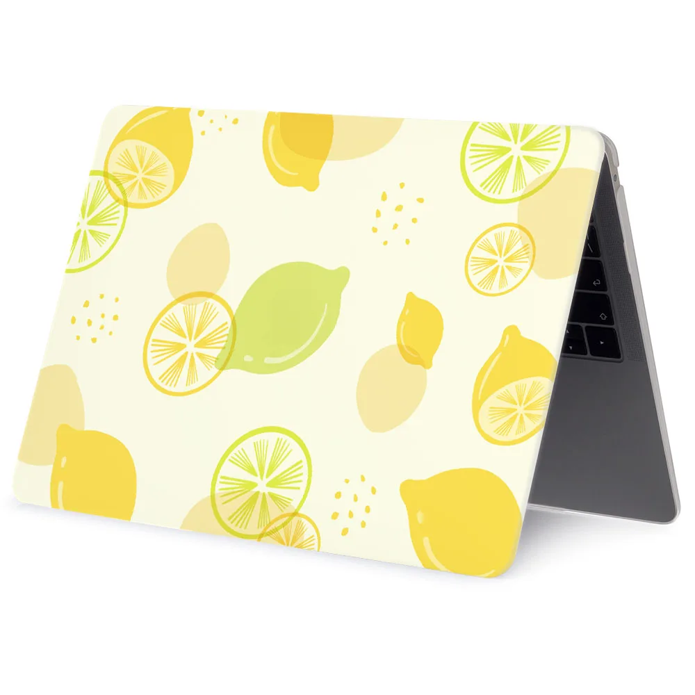 Laptop Case for MacBook Pro 14 M4 2024 Case M2 M3 A3112 Shell for MacBook Air 15 M2 A3241 2025 Lemon Printed Protective Cover