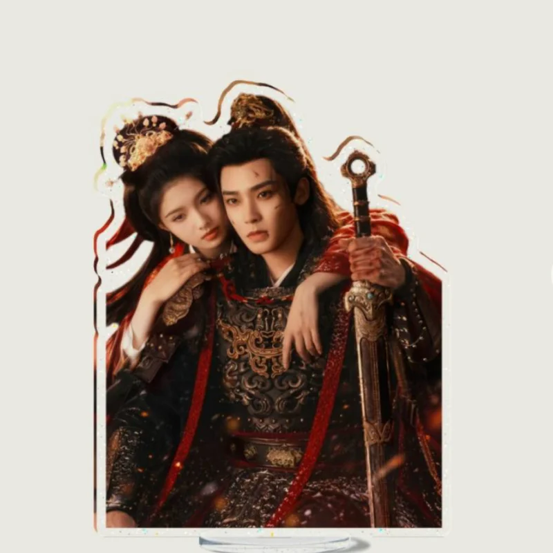 Neo Hou Minghao Ai Mi 12cm Stand Up TV Key To The Phoenix Heast Xiao Wuyi Drama Stills Humanoid Stop Sign Vehicles Car Ornaments