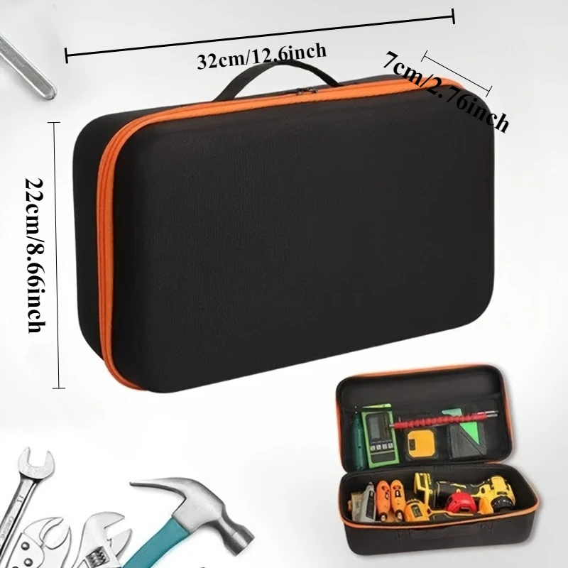 Portable Tool Storage Case Electric Drill Tool Storage Multi-Function Electrician Hardware Tools Waterproof Tools Organizer