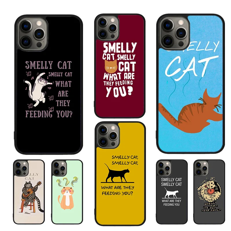 FRIENDS FUNNY TV SHOW PHOEBE SMELLY CAT Phone Case For iPhone 16 15 14 11 12 13 mini Pro XR XS MAX Plus coque Cover