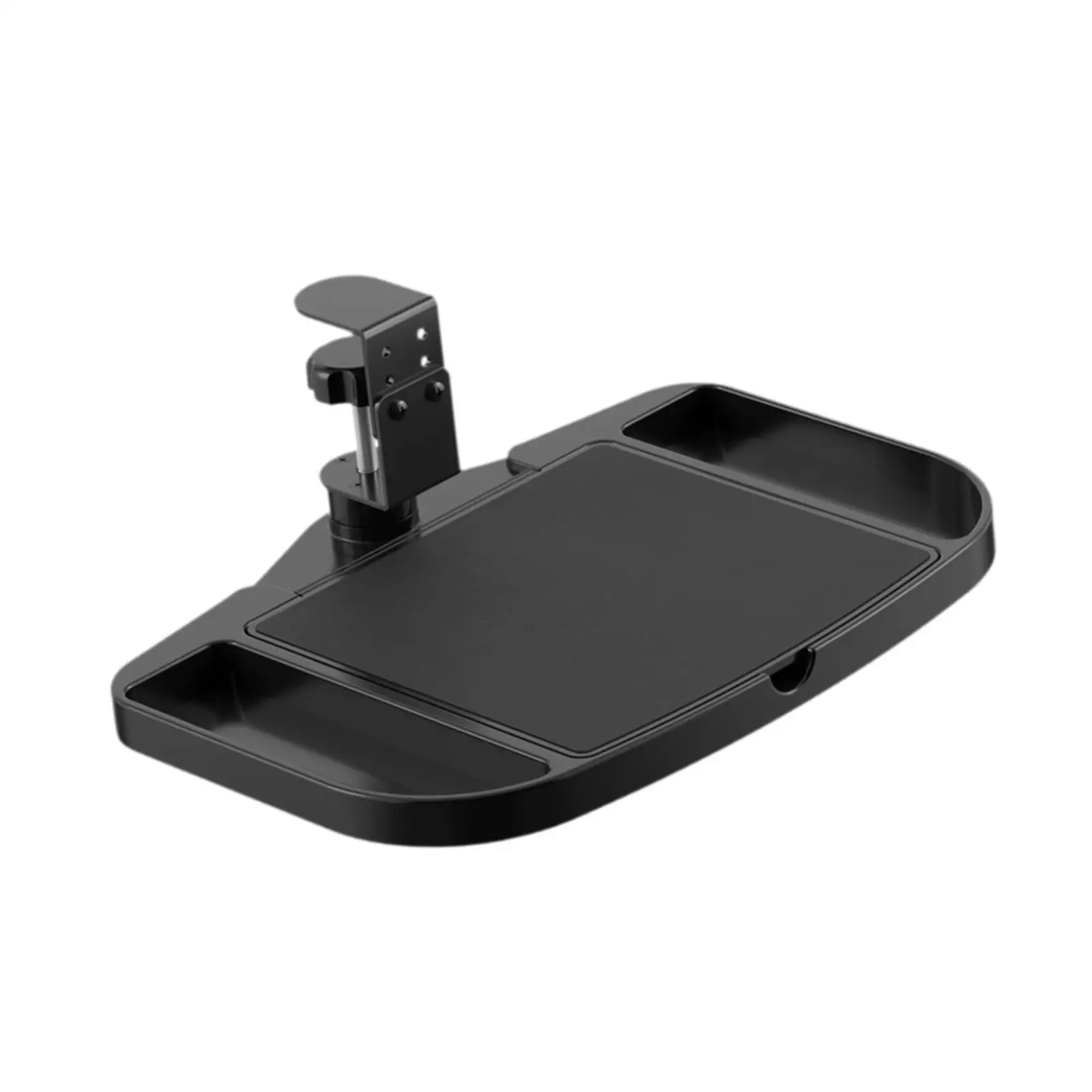 Clamp on Desk Organizer Versatile Adjustable Accessory Under Desk Mouse Tray for Study Room Office Workplace Bedroom Home