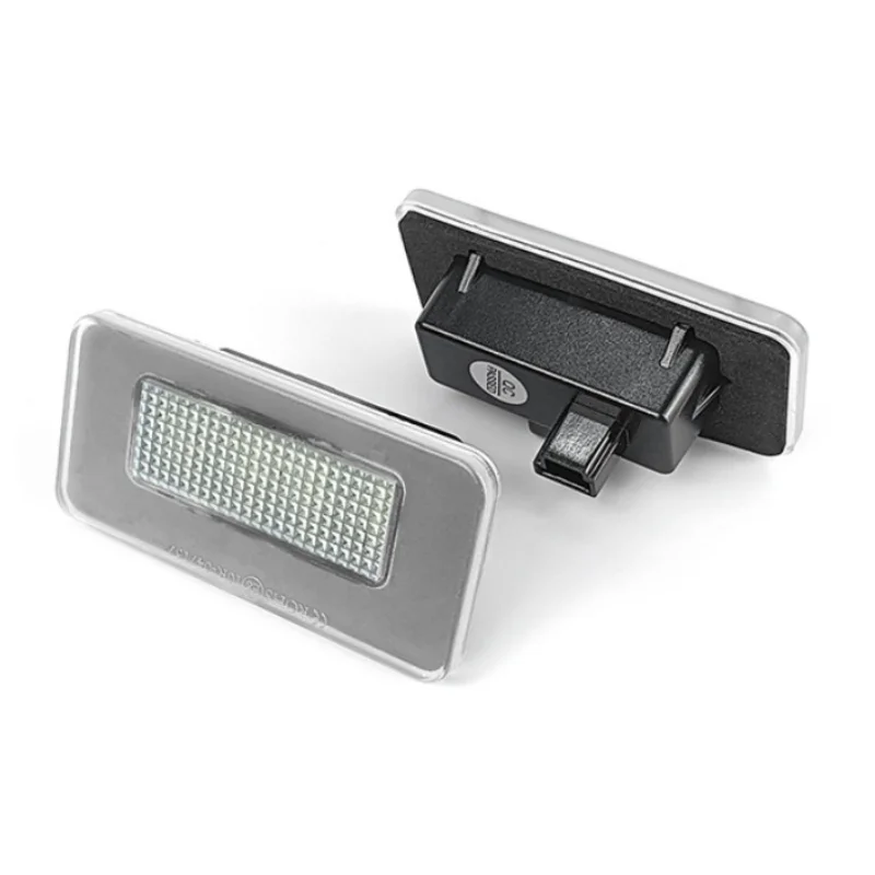 For Tesla Model S 2017 2018 2019-2023 Model X 2016-2023 2pcs 6000K White LED License Plate Lights Car-Styling Number Lamp view 2