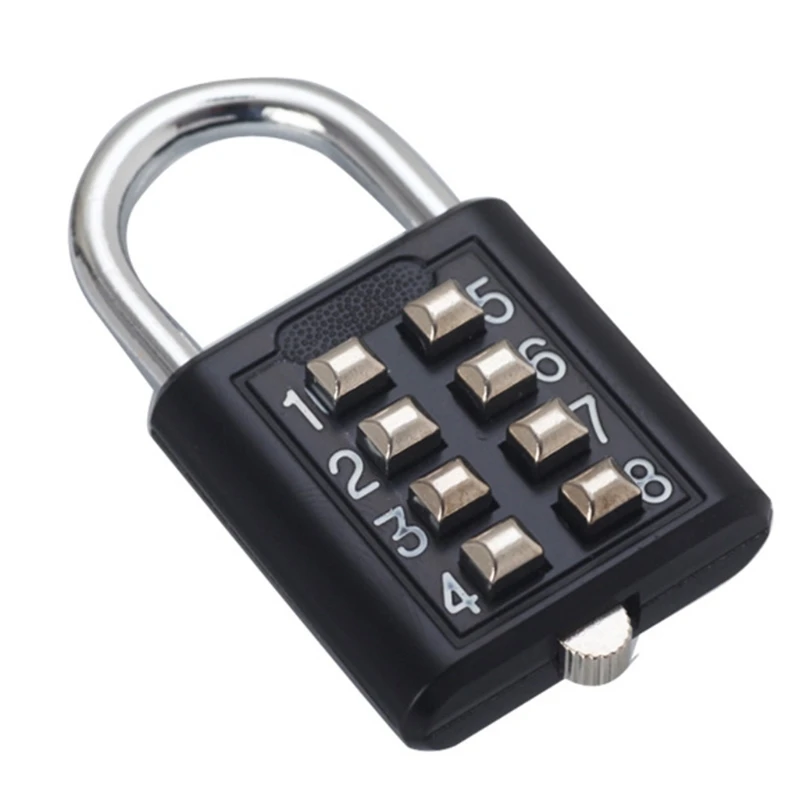 

Zinc Alloy Combination Lock with Password Code, 8 Digits, Luggage for Case, Travel Code, for , Anti-thieft Loc R2LB