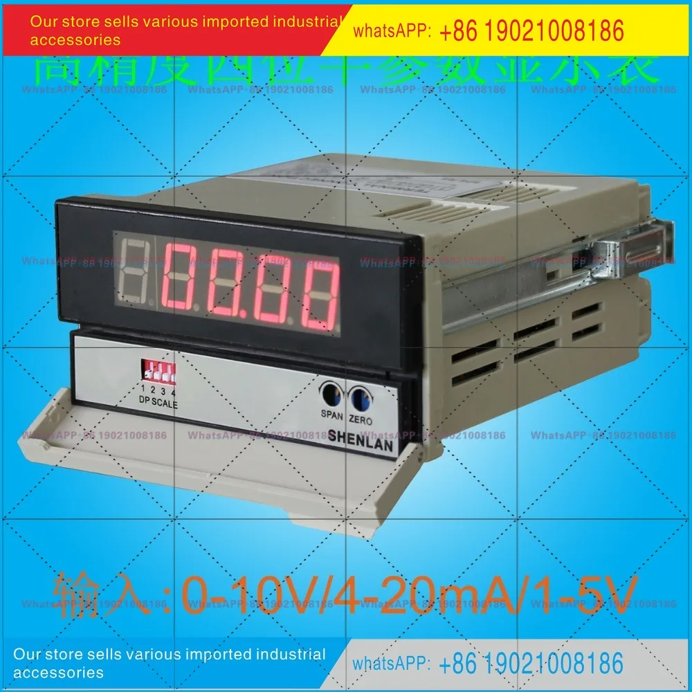 Four and a half 19999 analog 0-10V/4-20mA/0-5V signal speed angle height and long degree display instrument