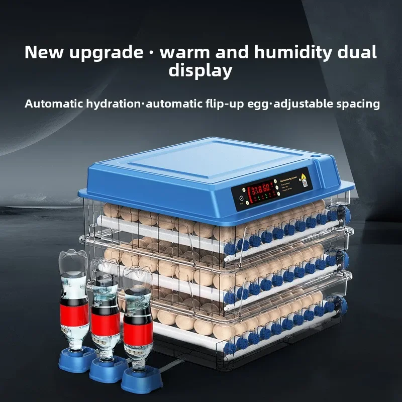 Incubator Water Bed Egg Rutin Incubator Fully Automatic Intelligent Incubator Temperature and Humidity Dual Display