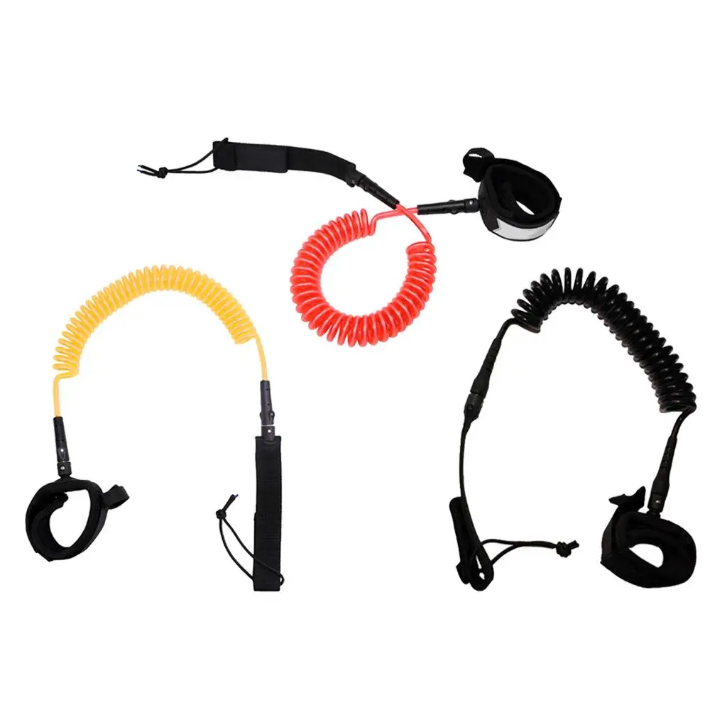 Surfboard Paddle Board Leash Spring Stand UP Surfboard String Surfing Cord