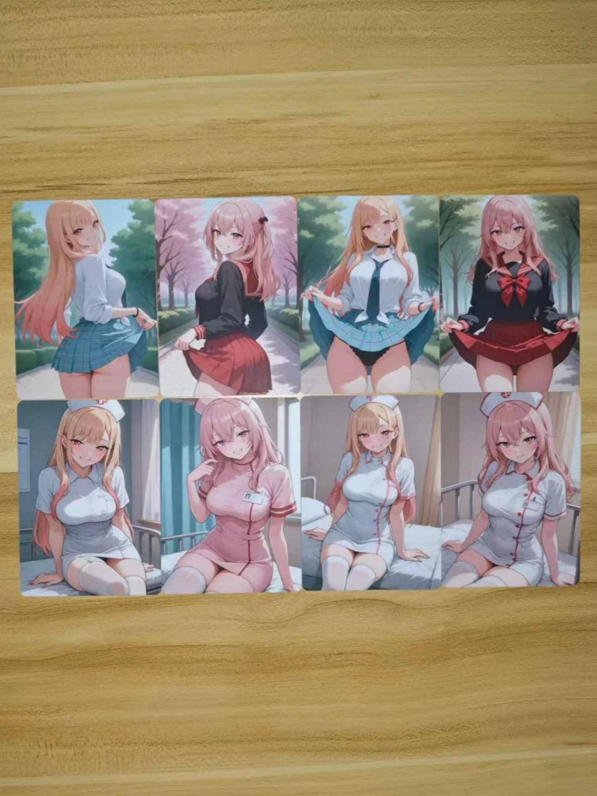 8Pcs/set NSFW Card My Dress-Up Darling Nurse Inui Sajuna Kitagawa Marin Inui Shinju Collection Card 18+ view 5
