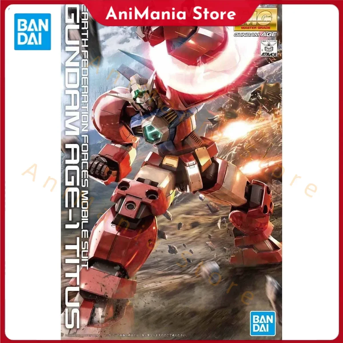 

Оригинальный комплект модели Bandai MG 1/100 GUNDAM GUNDAM AGE-1 TITUS, комплект модели аниме, сборка боевика, модель в подарок для детей