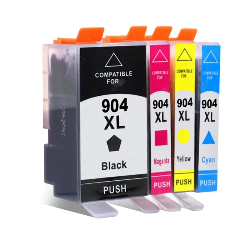 4 Pack For HP 904XL Compatible Ink Cartridge For HP 904XL hp904 hp908 for Officejet Pro 6960 6970 Impressora in South America