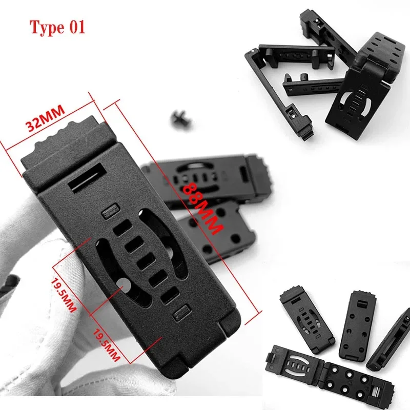 Hunting Kydex waist clip Tek Lok belt loops belt clip for knife kydex sheath/holster K sheath abbard kit gun holster clip image 2