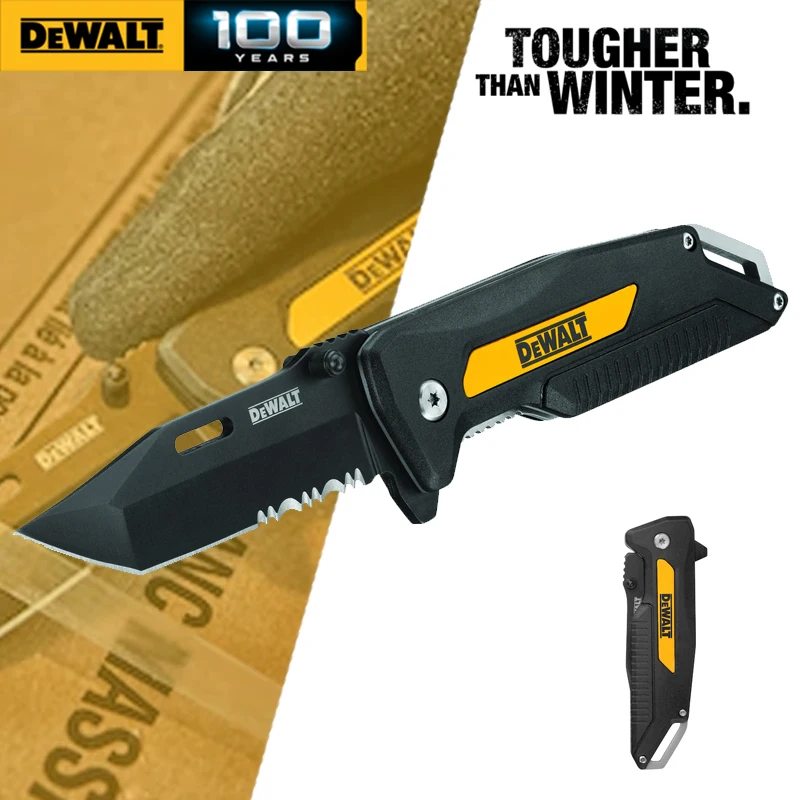 Dewalt Pocket Knife With Ball-Bearing Assist Utility Knife Folding Knife Pipe Wood Cutter Tools DWHT10910