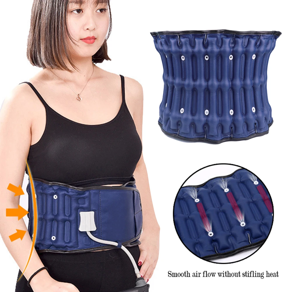 Back Spinal Airbag Protector Brace Lumbar Decompression Belt Brace Spinal Back Relief Belt Backache Pain Release Waist Protector
