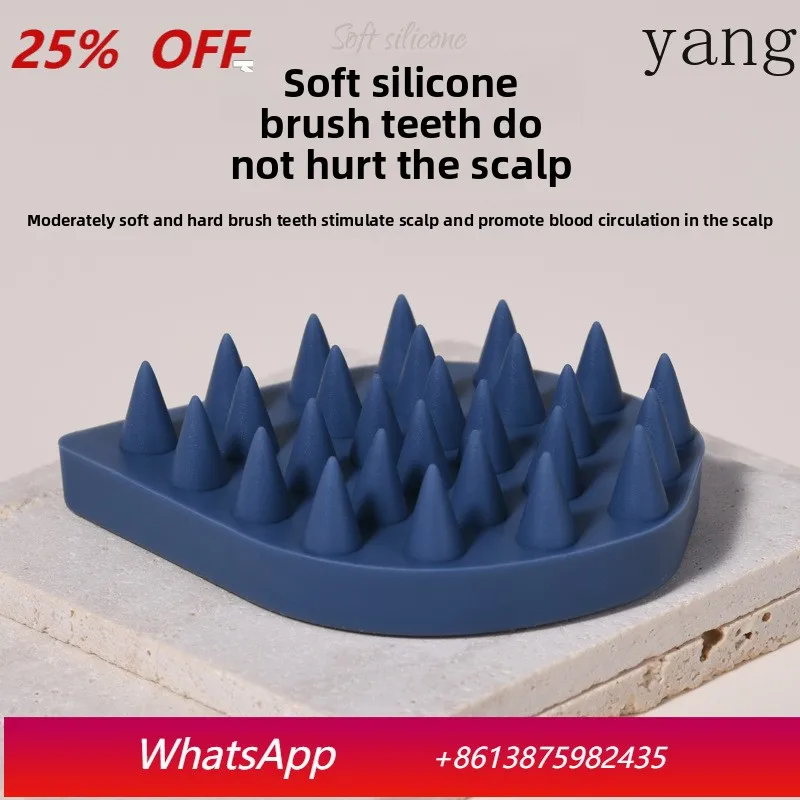 

LH Comb Silicone Hair Shampoo Comb Hair Brush Cleaning Hairdressing Comb