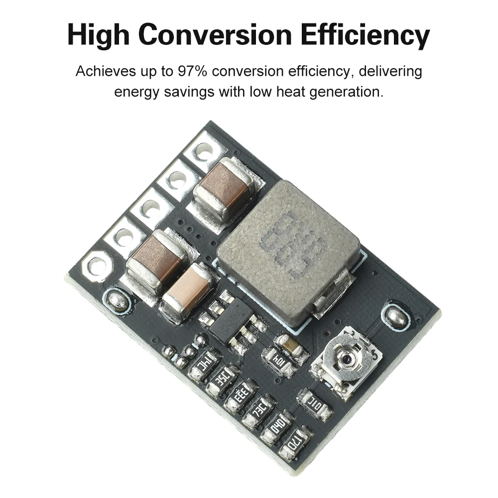 DC-DC Step Down Power Supply Module 4.5-20V to 1.8V/2.5V/3.3V/5V/9V/12V 2A Voltage Adjustable Buck Converter Voltage Regulators